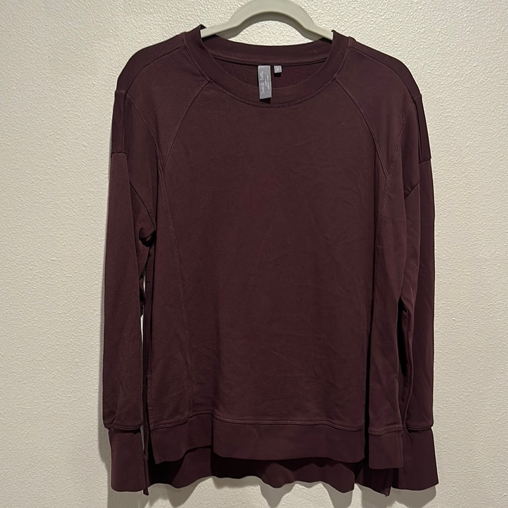 Sweaty Betty after class longline sweater shirt size: small
